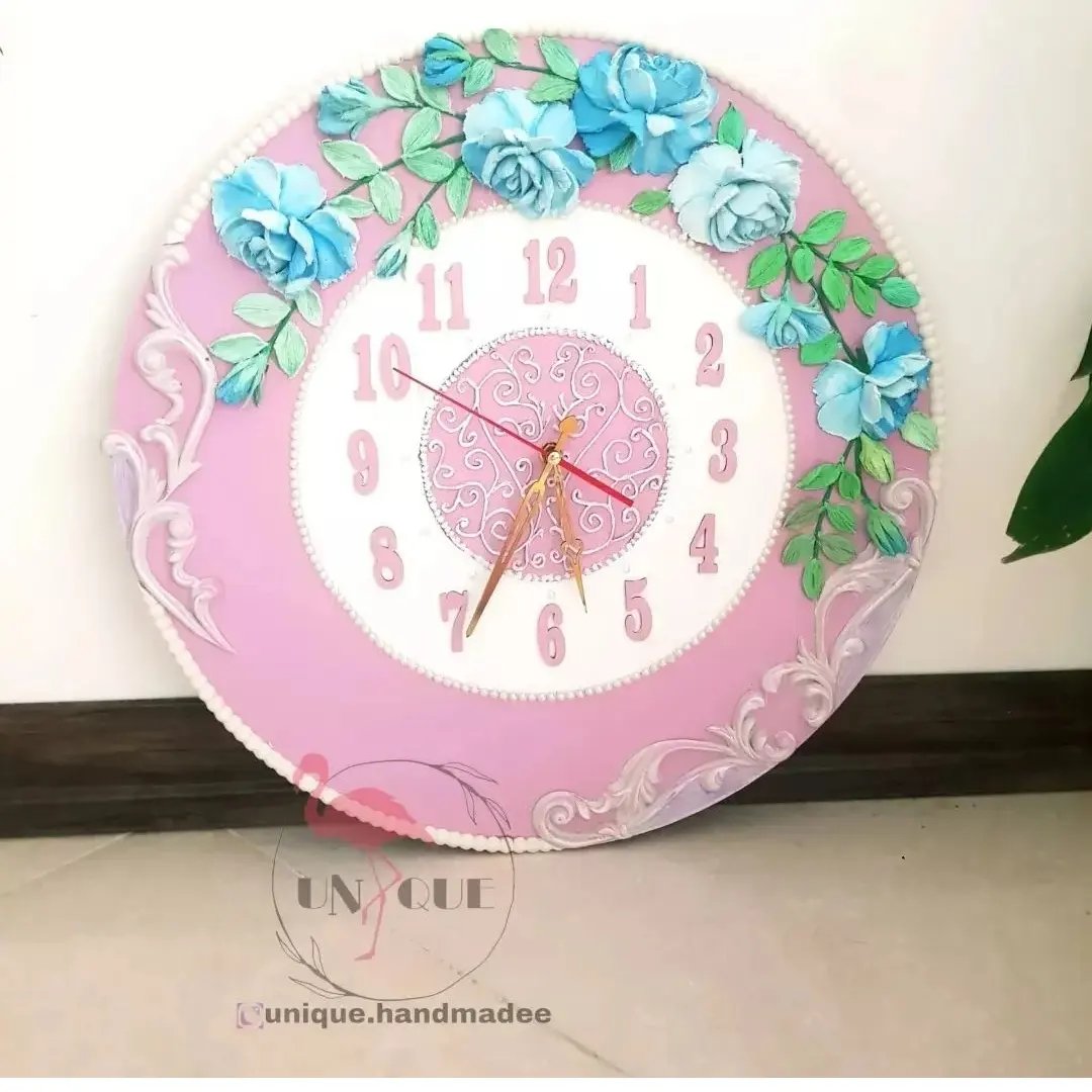 ساعت دیواری جهیزیه قطر 50 اماده ارسال