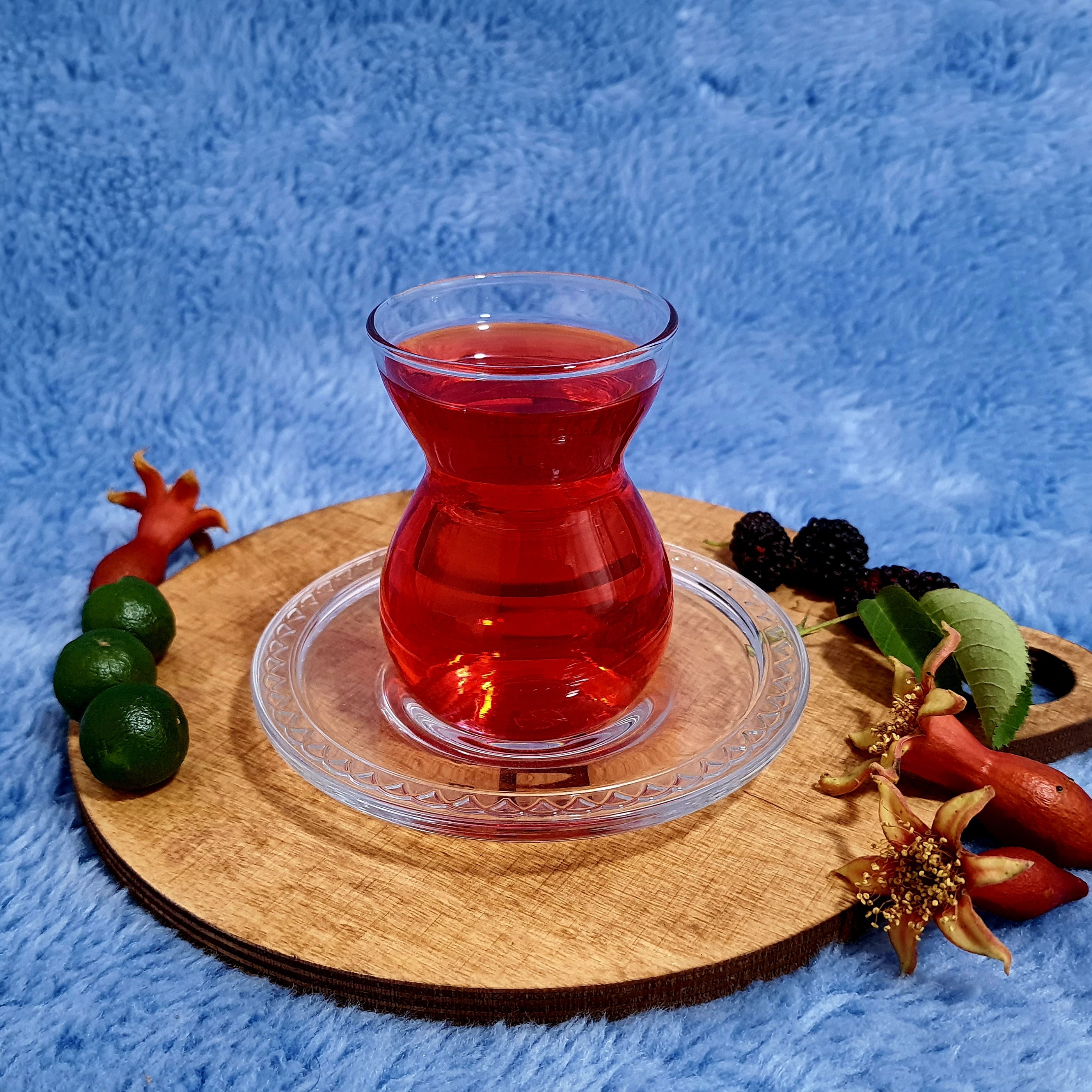 استکان و نعلبکی آتنیکا پاشاباغچه کد 96575 بسته 12 عددی