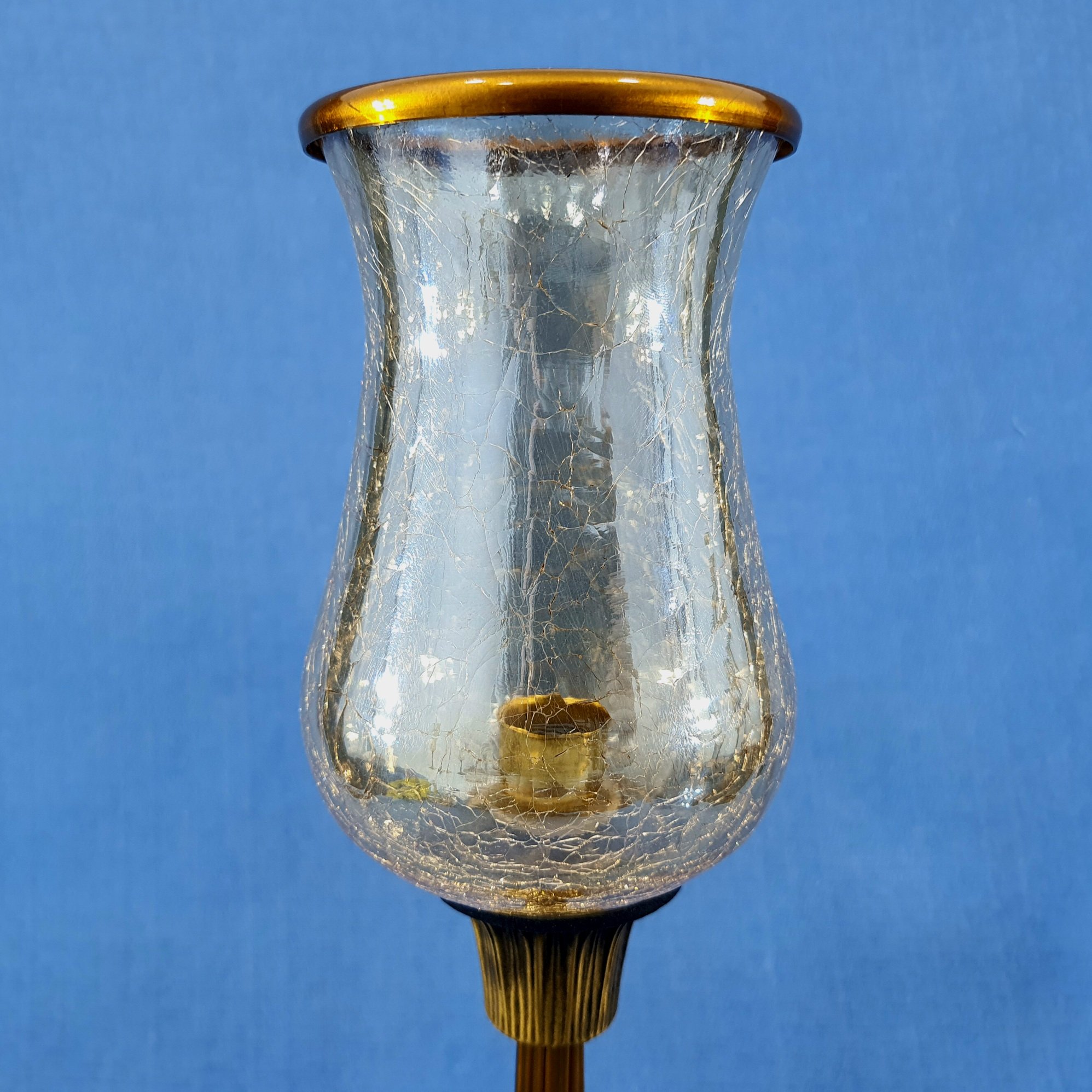 شمعدان پایه دار  طرح آبگز اریکو سایز بزرگ کد1715