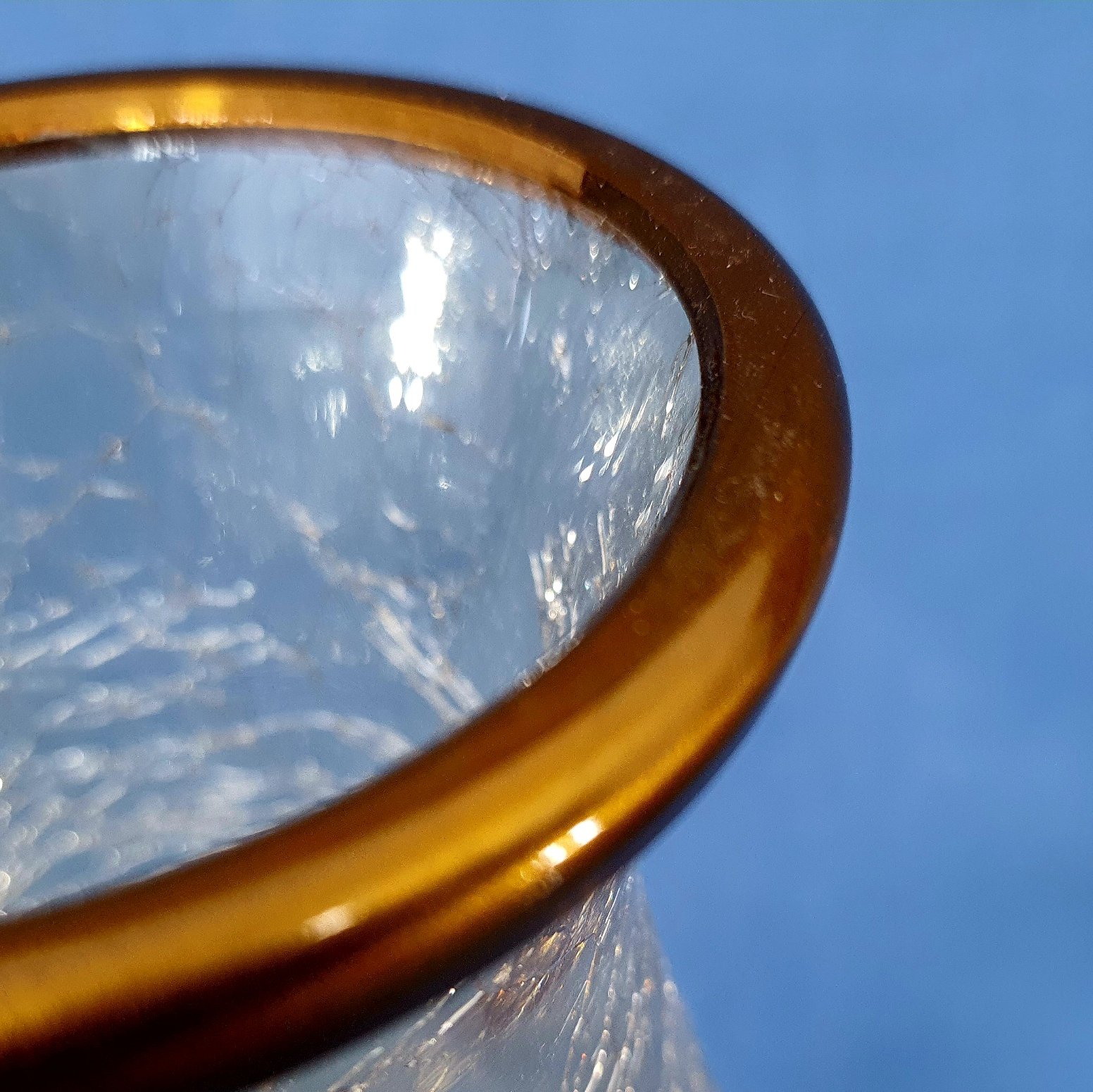 شمعدان پایه دار  طرح آبگز اریکو سایز بزرگ کد1715