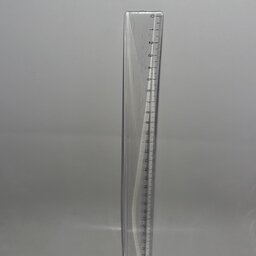 خط کش 30 سانتی شیشه ای شفاف