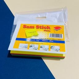 کاغذ یادداشت چسب دار در 5 رنگ مختلف 100 برگی stick note با کیفیت سایز بالا متوسط