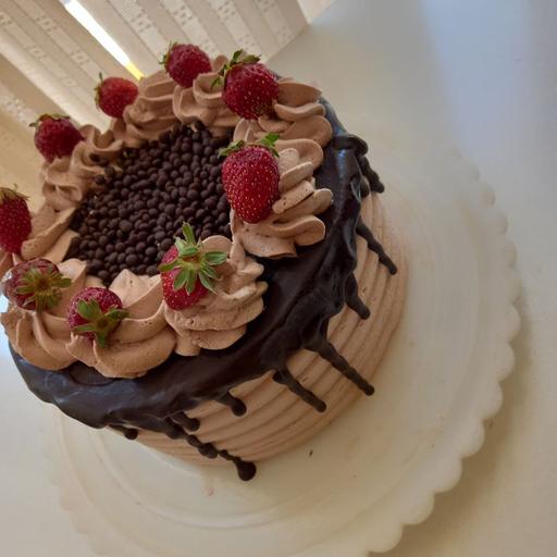 کیک تولد شکلاتی 