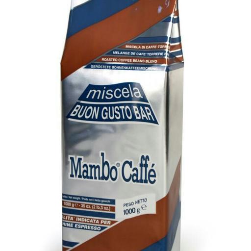 دانه قهوه بونگوستو  80درصد روبوستا مامبو BUON GUSTO Mambo وزن 1 کیلو