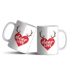 لیوان (ماگ) با طرح deer love