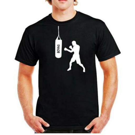 تی شرت ورزشی نخی مردانه فلوریزا طرح بوکس کد boxing 002m