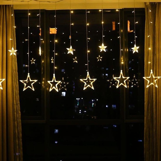 ریسه پرده ای ستاره