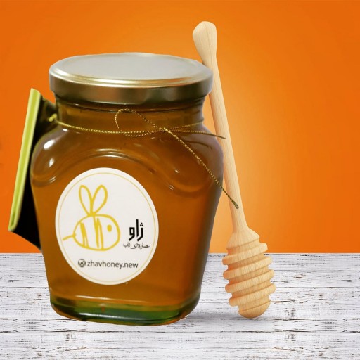 عسل طبیعی گون گز اعلا با برگه آزمایش نیم کیلویی ( ساکاروز زیر دو درصد و پرولین بالا)