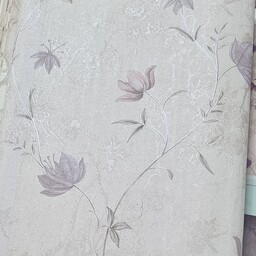 کاغذ دیواری خارجی قابل شستشو گل ریز اتاق خوابی بنفش