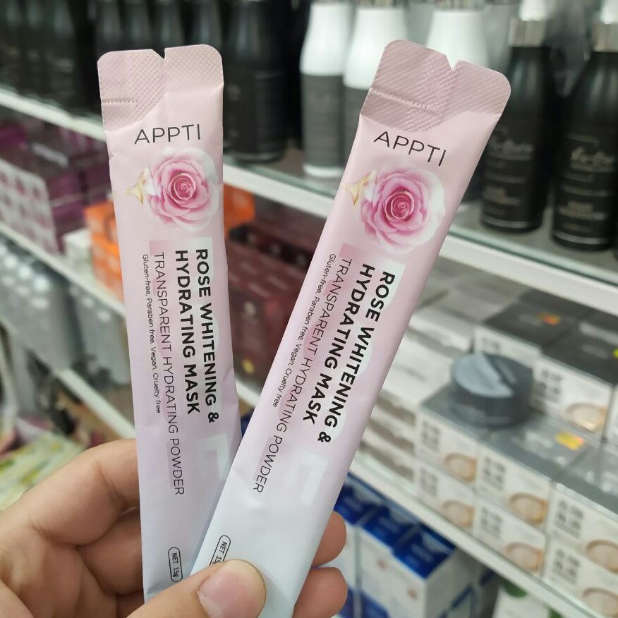 ماسک صورت ساشه ای لاتکسی هیدروژلی نیوزلندی اپتی 15 گرمی appti