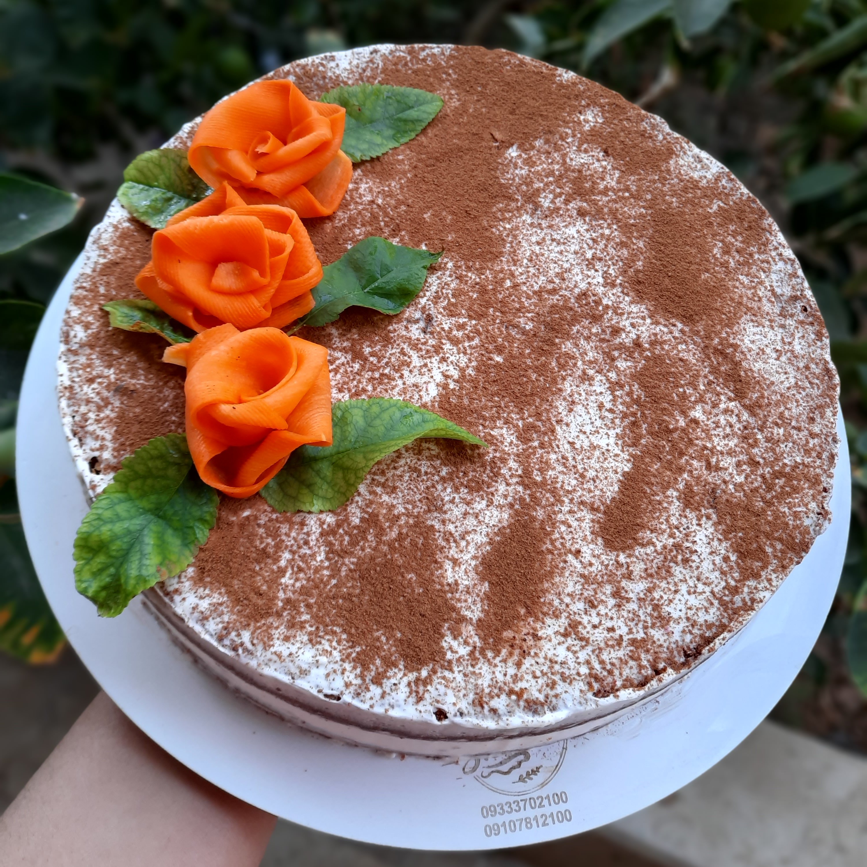 کیک هویج گردو