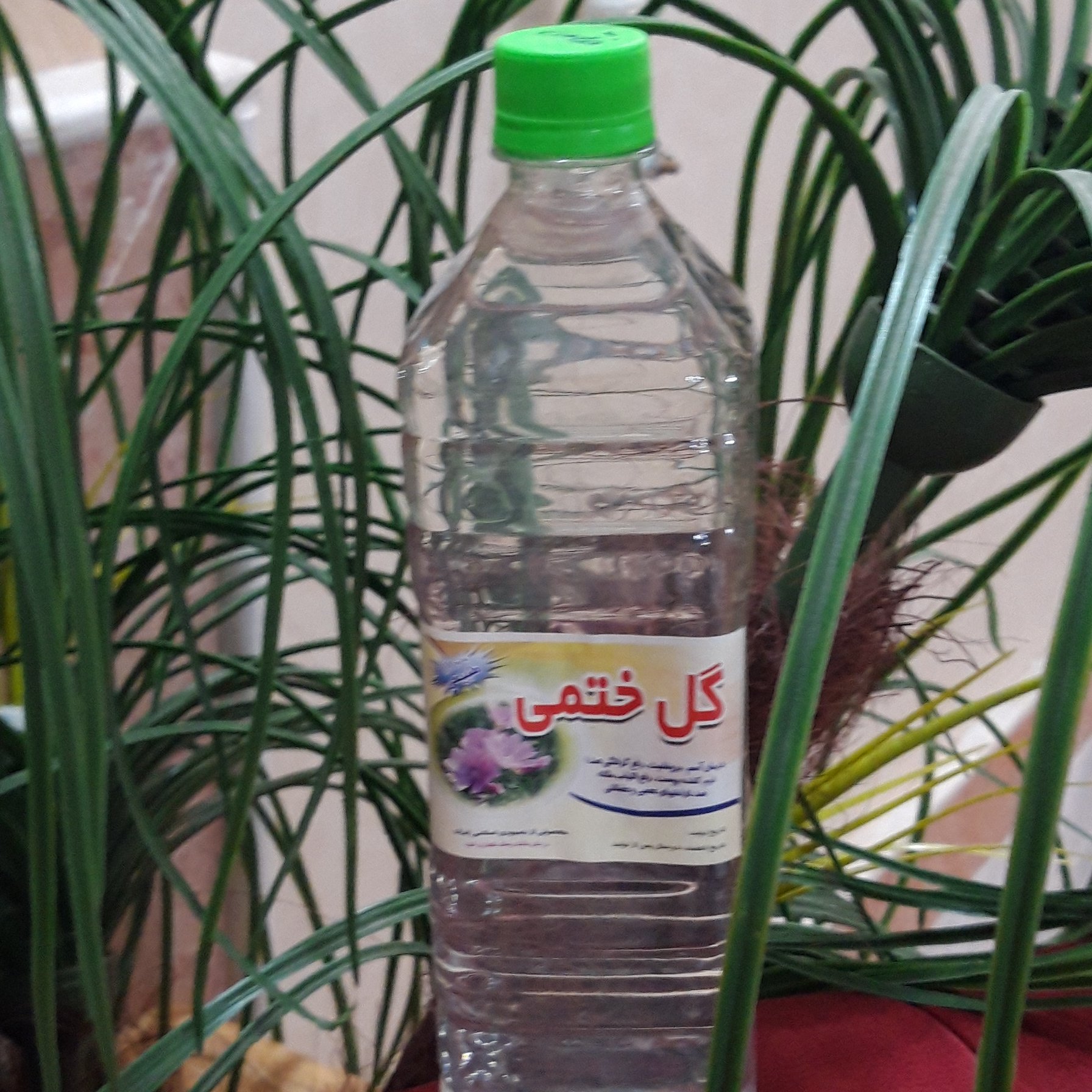 عرق گل ختمی 5ستاره فدک (1لیتر)
