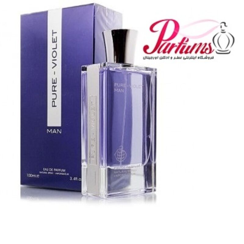 ادکلن اماراتی فراگرنس ورد پیور ویولت Fragrance World Pure Violet for men