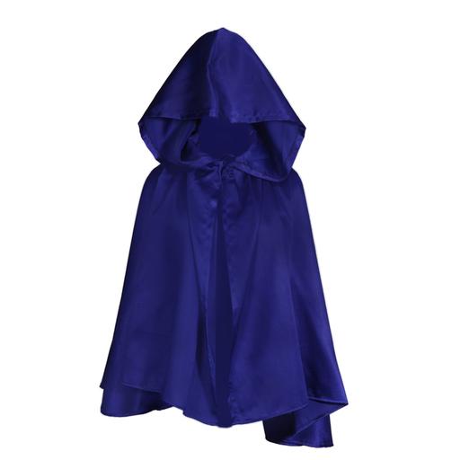 شنل عروس شنل لباس مجلسی شنل ساتن رنگ آبی کاربنی