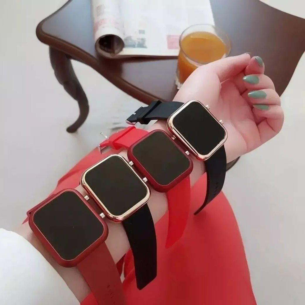 ساعت ال ای دی بند ژله ای