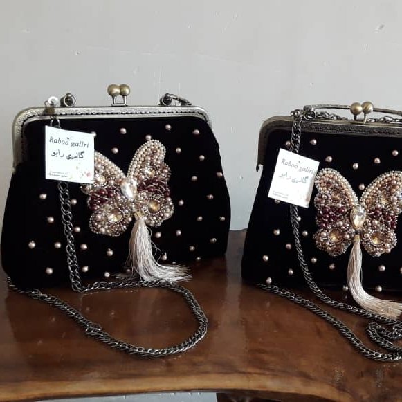 کیف جواهر دوزی شده با دست. خرید مستقیم از تولید کننده 