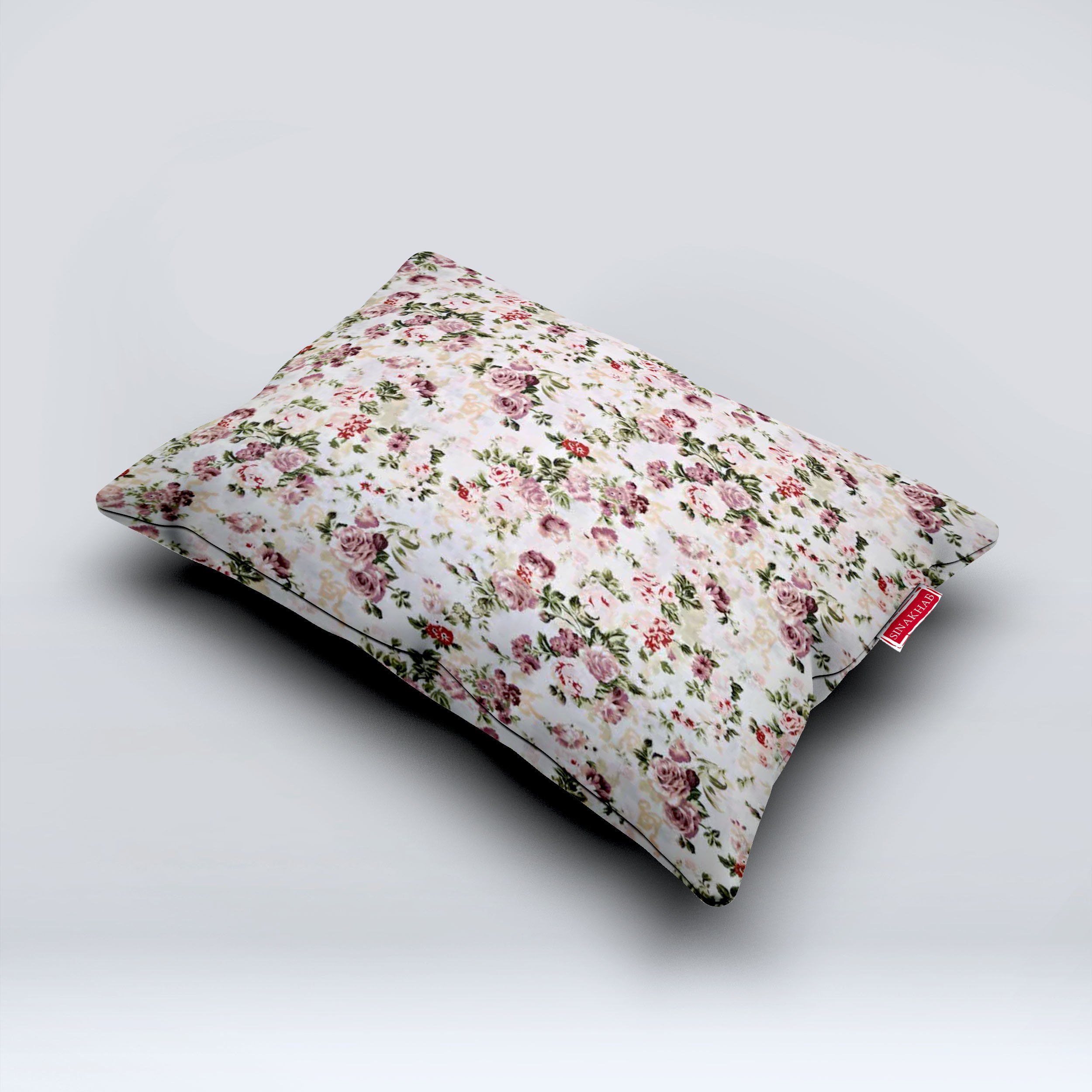 روبالش زیپ دار مدل گلدار بسته 2عددی