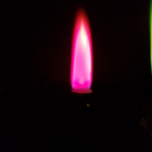 مایع شمع شعله رنگی (با شعله قرمز) یک لیتری