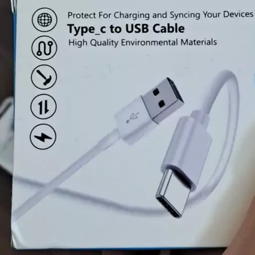 کابل شارژ اندرویدی USB به Type C اورجینال سامسونگ باگارانتی (پس کرایه)