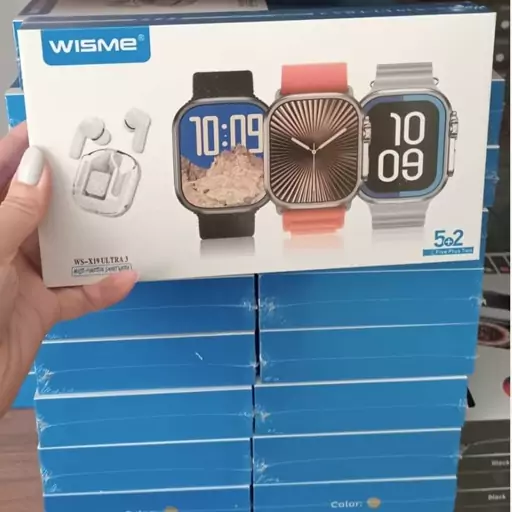 پک ساعت هوشمند و ایرپاد Wisme ws-x19 ultra3 