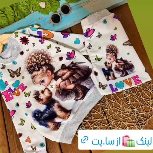 لباس بچگانه ست بلوز شلوار هاپو 40 تا 55