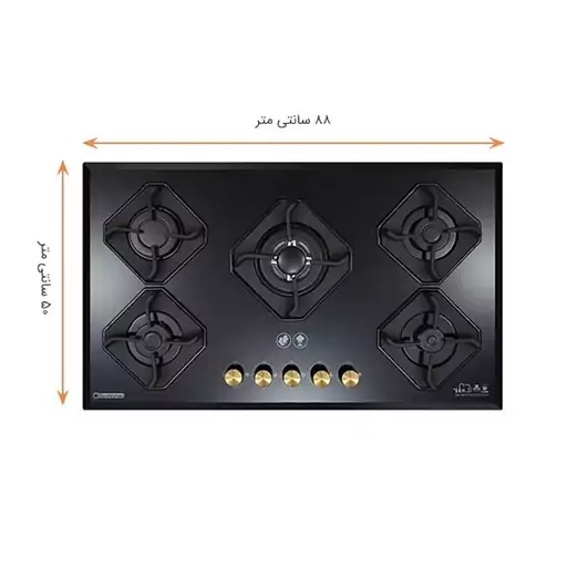 اجاق گاز درخشان مدل G624 (پس کرایه)