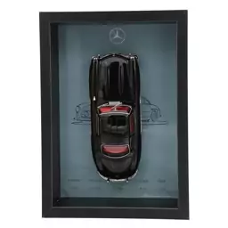 تابلو سه بعدی ماکت فلزی ماشین Benz 300Sl  مشکی