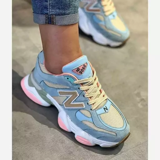 کتونی نیوبالانس 9030 مشکی سفید سبز آبی زنانه دخترانه newbalance کفش ونس اسپرت اسپورت لژدار لژ دار طبی شیک راحتی دوسشصسه