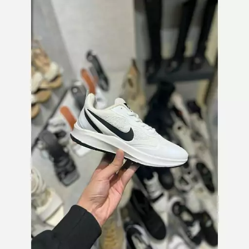 کتونی نایک زوم مشکی سفید لژدار زنانه دخترانه کفش ونس اسپرت اسپورت نایکی NIKE لژ دار شیک رانینگ ورزشی سبک راحت راحتی صیاز