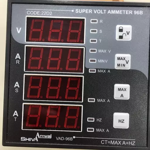 سوپر ولت آمپر متر شیوا امواج مدل 96B