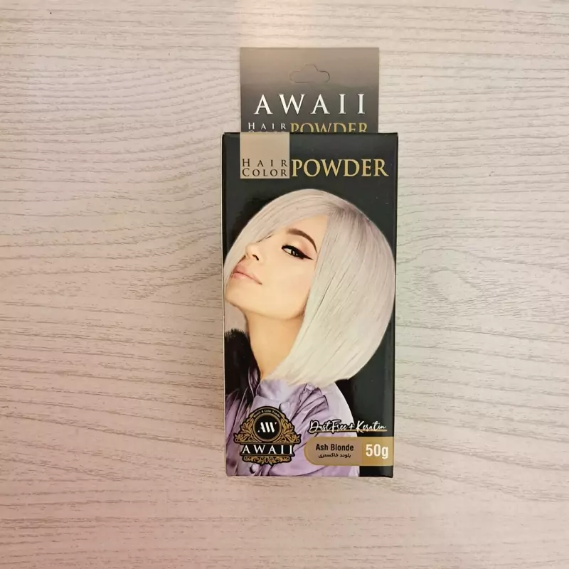 پودر رنگساژ بلوند خاکستری آوایی حجم 50 گرم