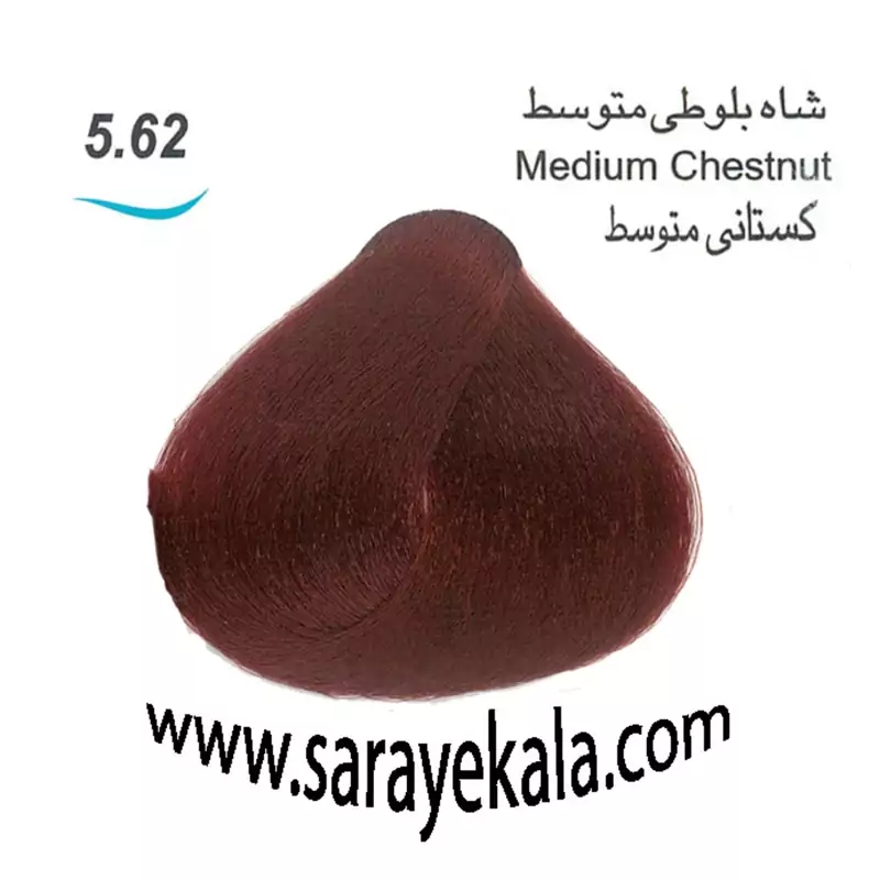 رنگ مو بیس کالر 5.62 بلوطی قرمز