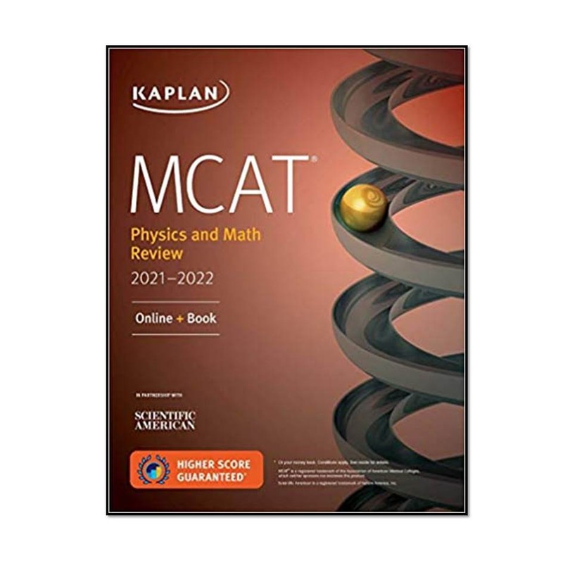 کتاب MCAT Physics and Math Review 2021-2022 اثر Kaplan Test Prep  