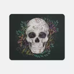 ماوس پد مدل Skull &amp; Flowers