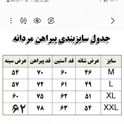 پیراهن مردانه راه راه آبی پر رنگ کلاسیک