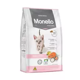 غذای خشک بچه گربه مونلو با طعم ماهی سالمون و مرغ Monello Kitten Salmon Chicken وزن 1 کیلوگرم