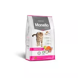 غذای خشک گربه میکس مونلو با طعم ماهی سالمون و مرغ Monello Mix Salmon  در ترکیب غذای گربه بالغ با Chicken وزن 1 کیلوگرم