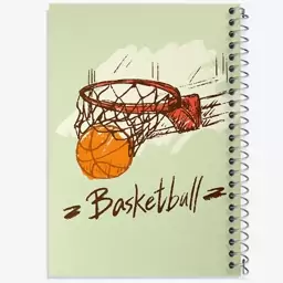 دفتر نقاشی 50 برگ خندالو طرح بسکتبال Basketball کد 26442