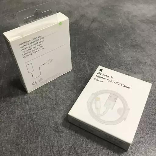 کابل شارژ اورجینال آیفون Iphone X Lightning to USB cable