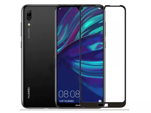 محافظ صفحه نمایش شیشه ای تمام چسب هواوی RG Full Glass Huawei Y7 Pro 2019