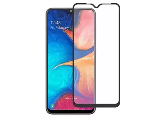 محافظ صفحه نمایش شیشه ای تمام چسب سامسونگ RG Full Glass Samsung Galaxy A20S