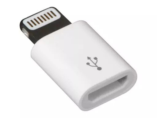 مبدل میکرو یو اس بی به لایتنینگ Micro USB to Lightning Adapter