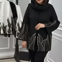 مانتو کتی زنانه مجلسی جنس سوپر مازراتی درجه یک 