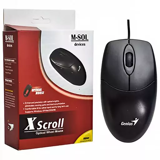 ماوس سیمی طرح جنیوس Genius Xscroll M-SOL