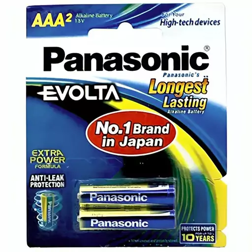 باتری نیم قلمی آلکالاین پاناسونیک ایولتا Panasonic Evolta