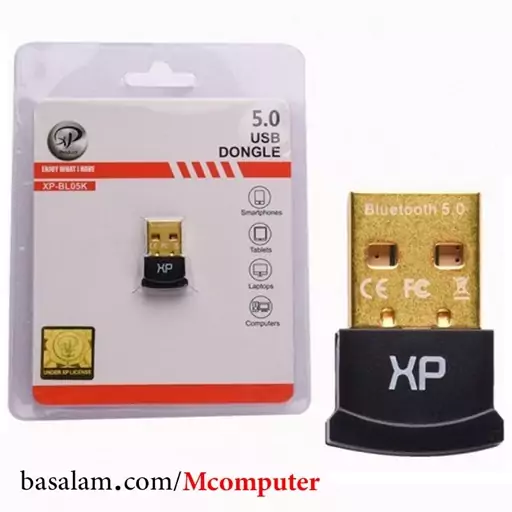 دانگل USB بلوتوث ورژن 5.0 ایکس پی XP-BL05N