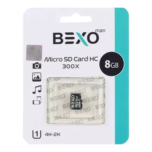 BEXO microSDHC UHS-I U1 Class10-45MB/s-8GB(گارانتی داده پردازی آواتک)