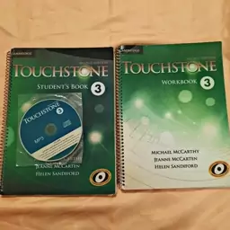 کتاب تاچ استون 3 به همراه کتاب کار و سی دی  Touchstone 3 - 2nd