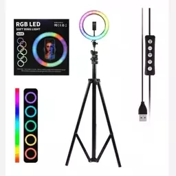 رینگ لایت MJ26 Soft Ring Light RGB LED