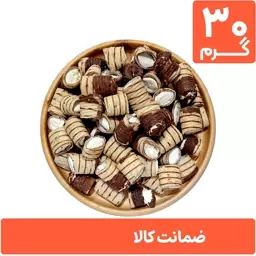 بستنی خشک بیسکورول پفکی 30 گرمی (فریز درایر freeze-dried)